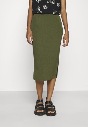 Pouzdrová sukně - dark green