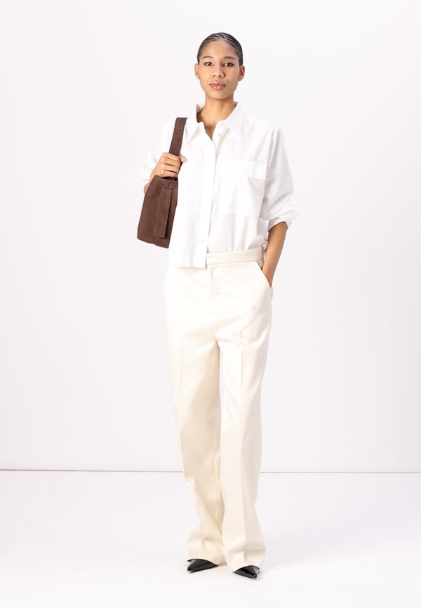 SHINE WIDELEG - Trousers - jet stream2