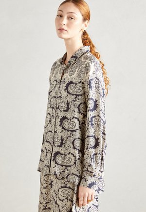 Mos Mosh INVERT SHIRT - Button-down blouse - salute navy