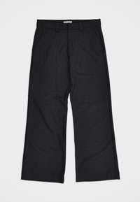 STACKED STRAIGHT - Trousers - charcoal