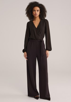 LACE - Kezeslábas - dark brown