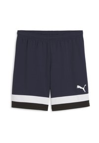 Puma INDIVIDUALRISE - Pantalón corto de deporte - navy white