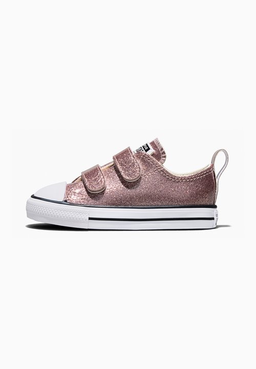 Converse LOW-TOP SHOE CHUCK TAYLOR ALL STAR EASY-ON GLITTER UNISEX - Zapatos de bebé - apricot red white black — foto 5