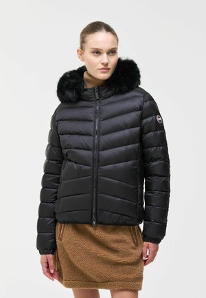 Colmar Originals, COLMAR ORIGINALS DOWN JACKET WITH FAUX FUR HOOD - Piumino - black