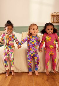 Next - PRINTED 3 PACK - REGULAR FIT - Yöasusetti - pink blue character Pienoiskuva 1
