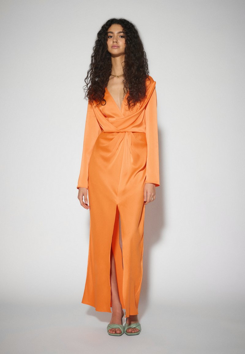 SOMETHINGNEW ALICIA TWIST DRESS Ballkleid exotic orange/orange Zalando.de