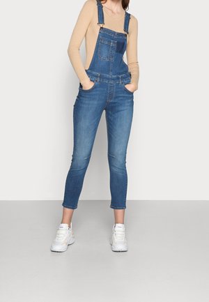 Latzhose - blue denim