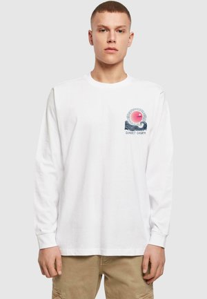 Merchcode SUNSET CHARM WITH CUFFRIB - Long sleeved top - white