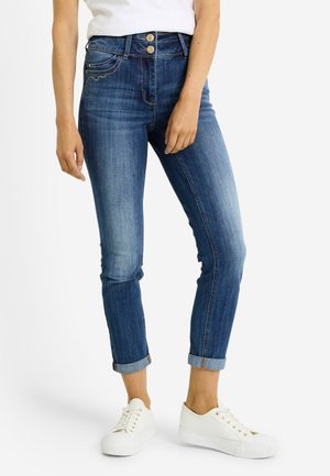 DROIT RACCOURCI HANOI - Jean slim - dark stone