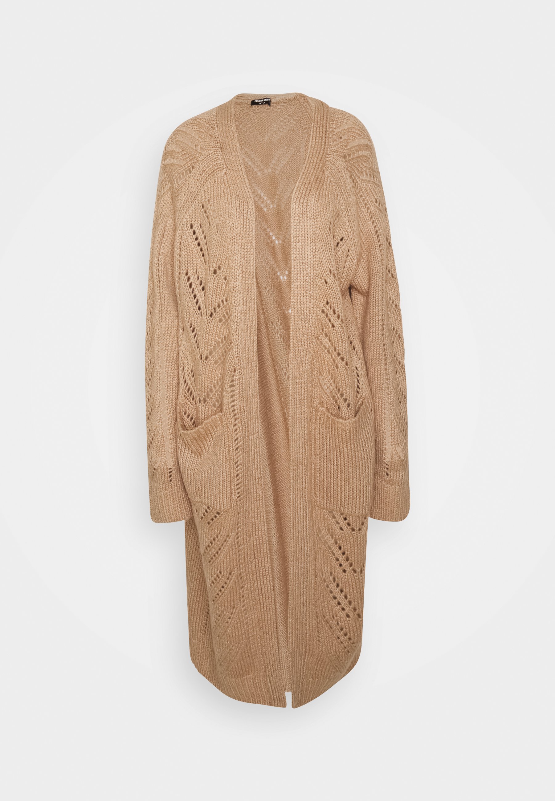 maxi cardigan beige