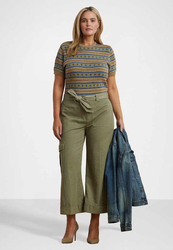 EYELAH FAIR ISLE SHORT-SLEEVE SWEATER - Print T-shirt - multi4