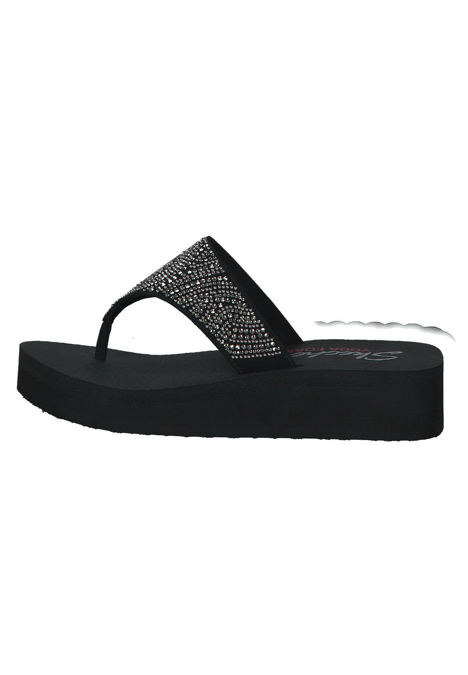Skechers Sandalias de dedo - black/negro - Zalando.es