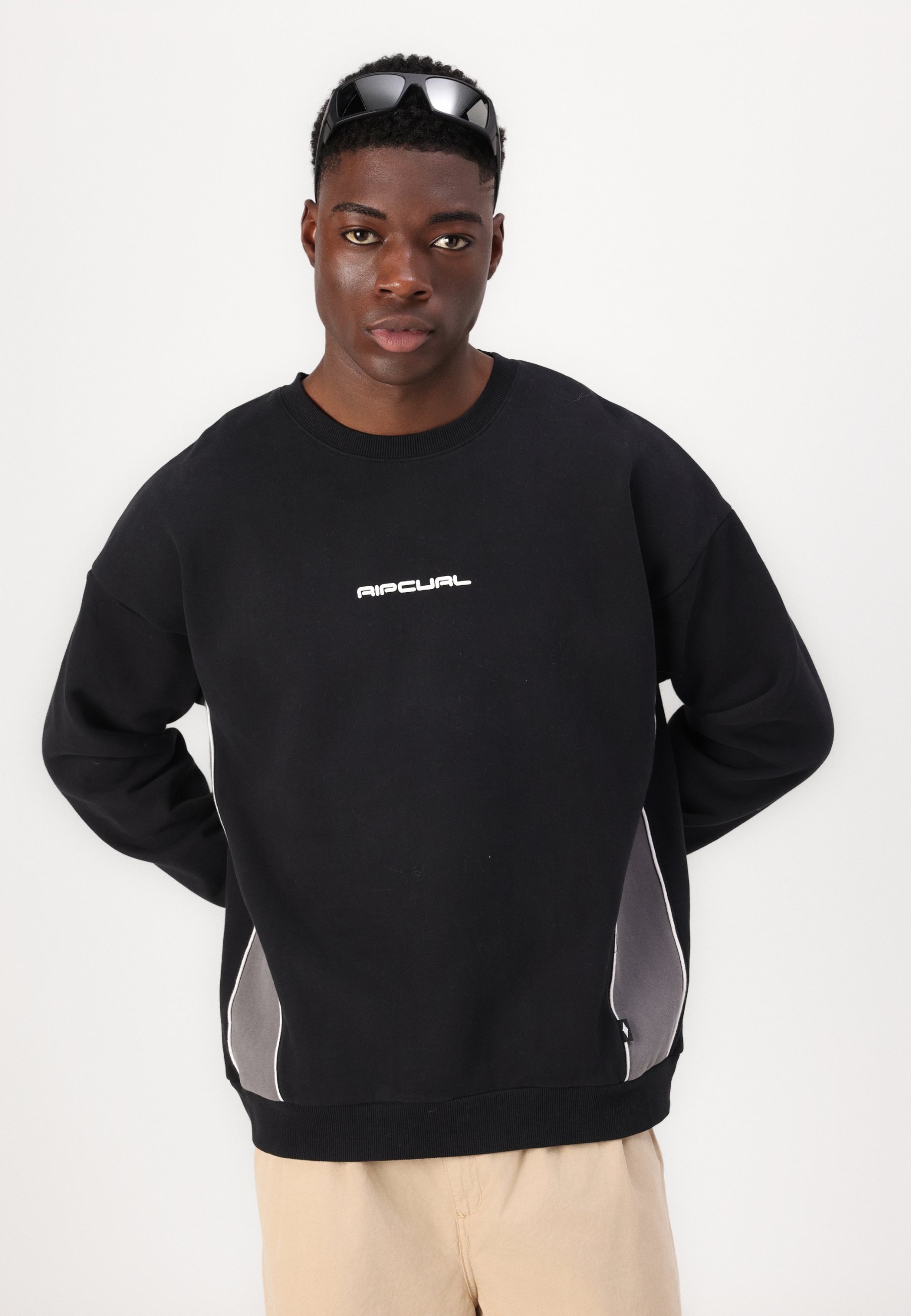 Rip Curl GIANT PRAWN CREW UNISEX - Sweatshirt - black - Zalando.co.uk