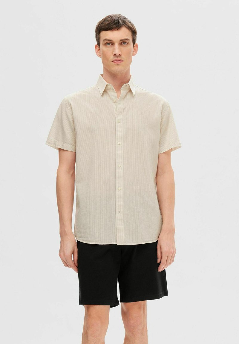 Selected Homme SLHREG SUN SHIRT - Majica - pure cashmere 1