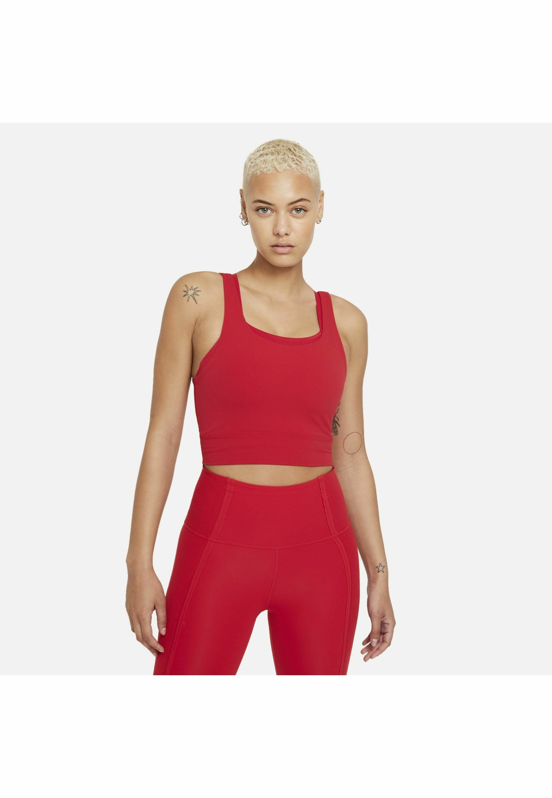 Nike Performance THE YOGA LUXE CROP TANK - Top - gym red/team red/dark red  - Zalando.de