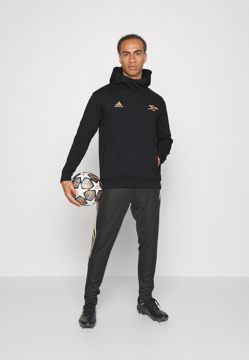 adidas Performance ARSENAL LONDON HOODY - Hoodie - black - Zalando.ie