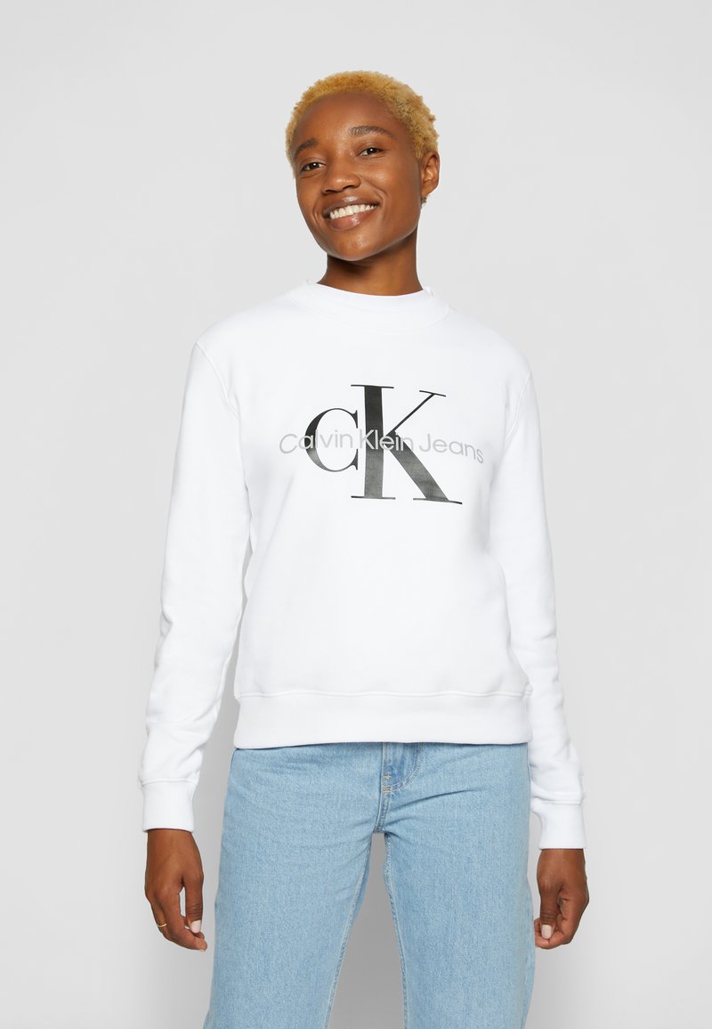 MONOGRAM bright Jeans CORE - - Calvin Klein Sweatshirt white/white