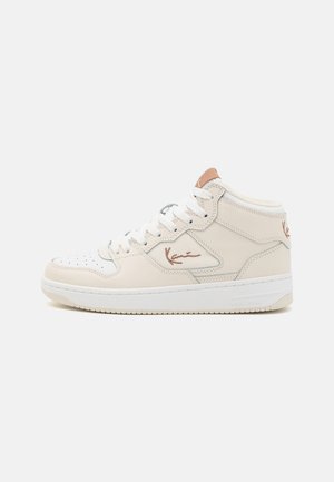 High-top trainers - beige/white