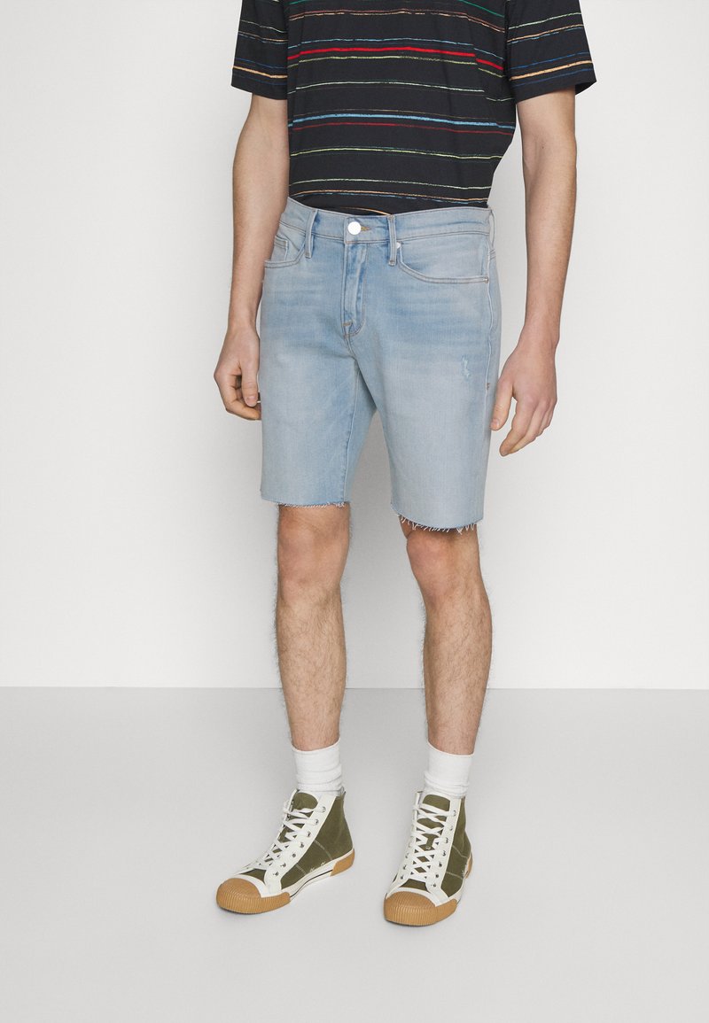 FRAME HOMME CUT OFF Denim shorts bates/lightblue denim Zalando.co.uk