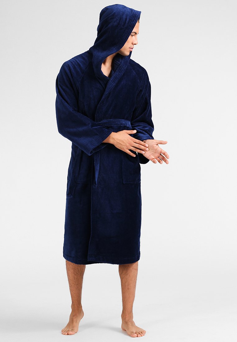 TOM TAILOR 0110401 Bademantel Velours Größe M navy TOM TAILOR 0110401 Bademantel Velours Größe M navy