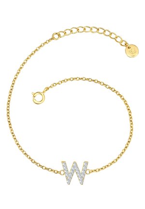 ZIRKONIA WEISS GLANZSTÜCKE MÜNCH - Armbånd - gold-coloured