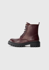 UNISEX - Botines con cordones - burgandy