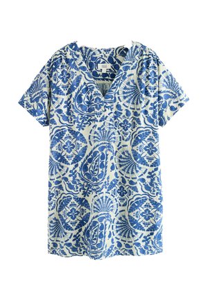 KAFTAN MINI - Rochie de zi - blue paisley print
