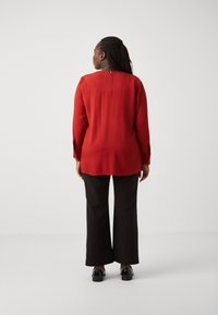 Tommy Hilfiger Curve V NECK - Túnica - dark magma