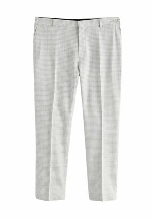 REGULAR FIT - BLEND CHECK TAILORED  - Suit trousers - grey