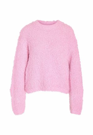 Noisy May, NMSASSY L/S O-NECK KNIT FWD NOOS - Pullover - romance rose