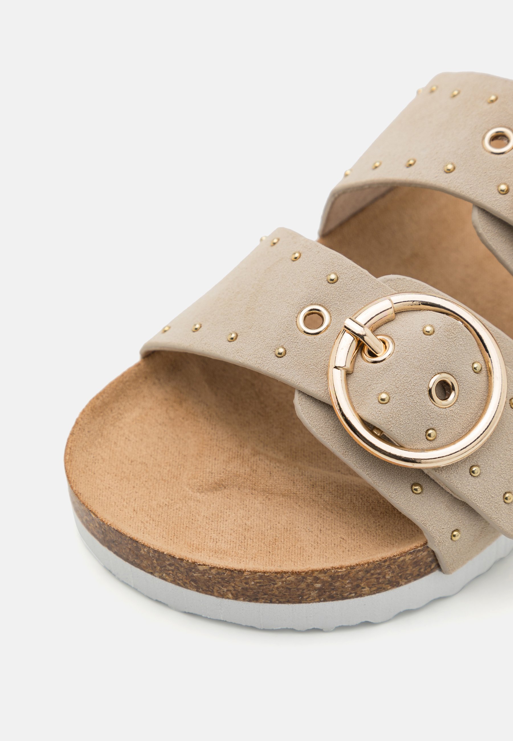 ず*ー様 Mademoiselle Mules - tweed×beige ミュ Fubail / 【新