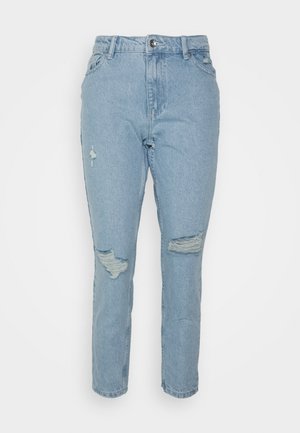 ONLJAGGER LIFE  MOM  - Straight leg jeans - light blue denim