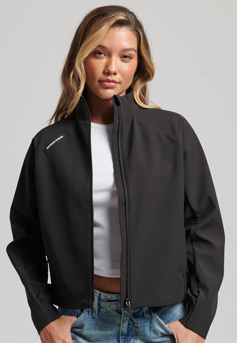 Superdry TECH TRACK Training jacket black Zalando.co.uk