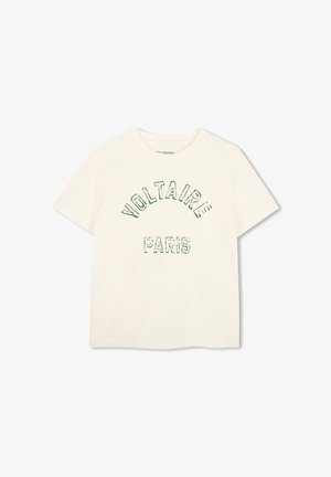 Zadig & Voltaire, SHORT SLEEVES TEE-SHIRT UNISEX - T-shirt imprimé - off white