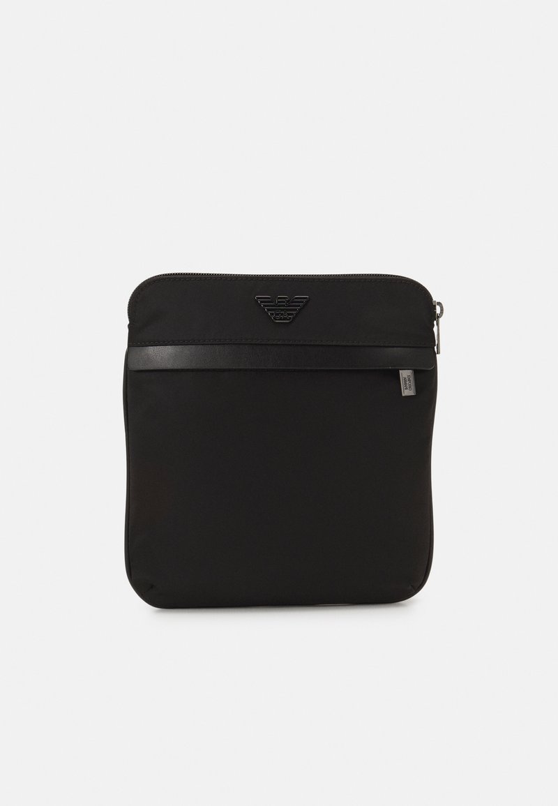 Emporio Armani SMALL FLAT MESSENGER BAG UNISEX Sac bandoulière nero