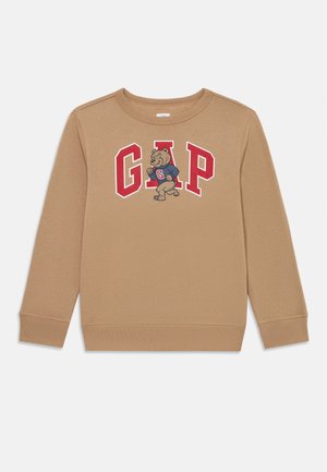 GAP LOGO CREW BOYS - Melegítőfelső - camel