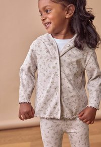 Next LONG SLEEVE BUTTON-UP AND SET - Cardigan - pink ditsy floral