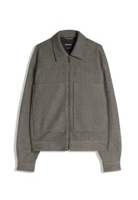 BOXY FIT WITH ZIP   - Let jakke / Sommerjakker - mottled dark grey
