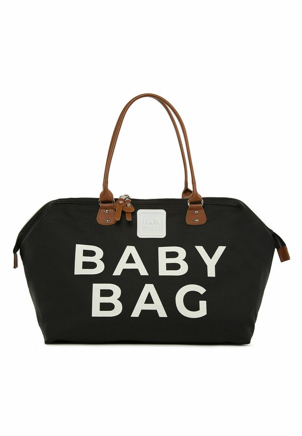 BABY BAG PRINTED DIAPER BAG – Wickeltasche – schwarz