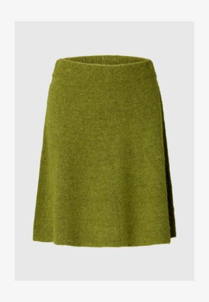 Selected, KNITTED SKIRT BRUSHED - Jupe trapèze - cardamom seed