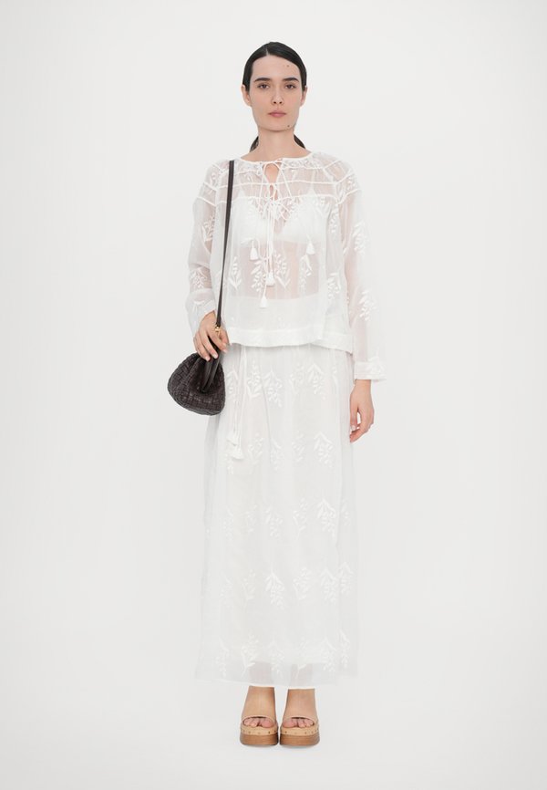 ULINE - Maxi skirt - ivory3