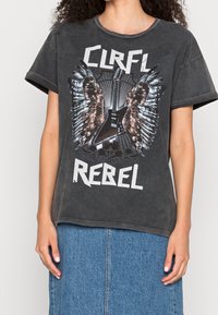 Colourful Rebel Triko s potiskem - grey