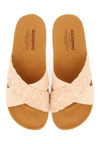 Gioseppo CON TIRAS CUÑA PARA GOULDS - Mules à talons - rosa