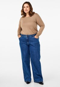 Zizzi Long sleeved top - fossil