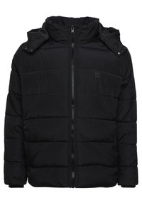 HOODED PUFFER JACKET  - Talvitakki - black