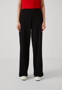 Noisy May NMBOB WIDE PANT - Kalhoty - black