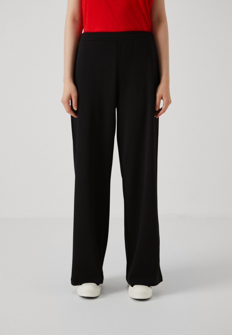 Noisy May NMBOB WIDE PANT - Kalhoty - black