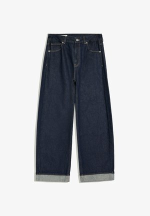 Bershka, BALLOON JEANS WITH BACK BUCKLE 02057054 - Jean boyfriend - royal blue