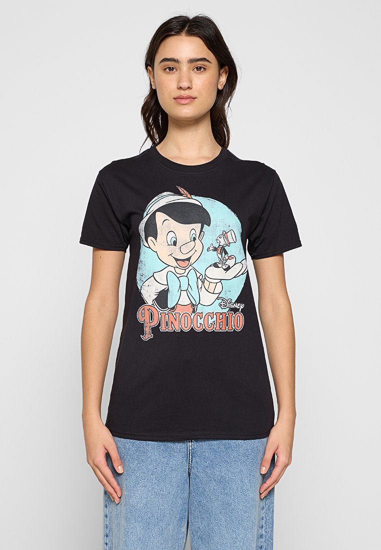Disney T-shirt print zwart