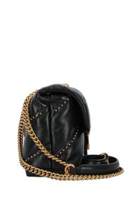 Pinko LOVE PUFF MINI  - Mala a tiracolo - black/antique gold-coloured